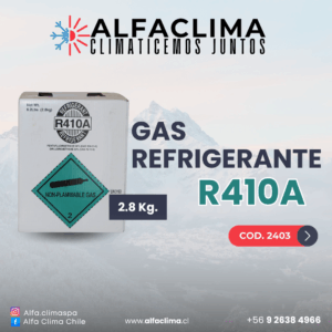 GAS REFRIGERANTE R410 - 2,8KG