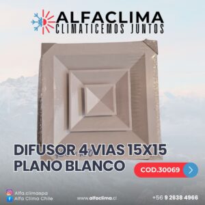 DIFUSOR 4 VIAS 15x15