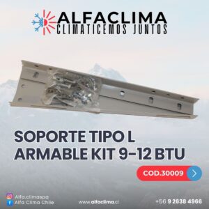 SOPORTE TIPO L ARMABLE Kit 9-12 BTU