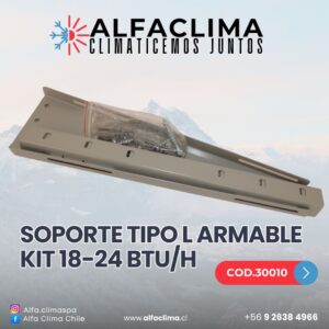 SOPORTE TIPO L ARMABLE Kit 18-24 BTU/H